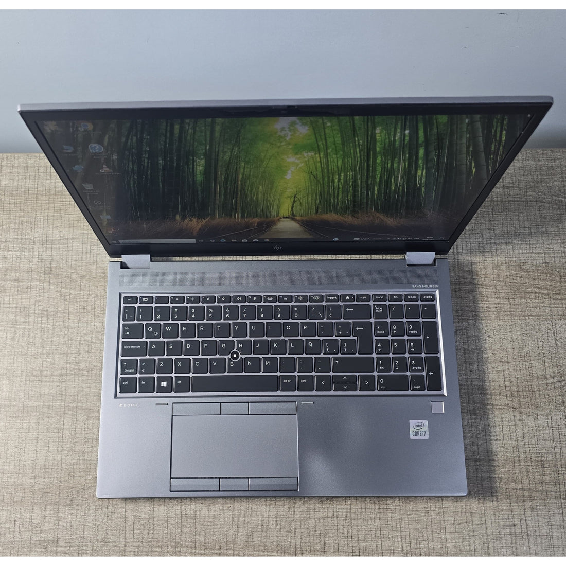 HP - Laptop Zbook Fury 15 G7 Intel Core i7-10750H 2.6 Ghz (10ºma Generacion) - 32GB de Memoria RAM - SSD 512GB M.2 - T.Video NVIDIA Quadro M1000M 4GB GDDR5 - 15.6" Full HD - Liquidación