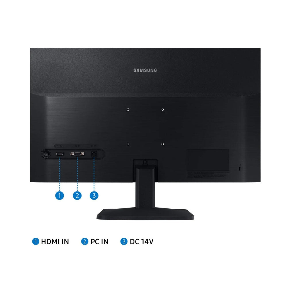 Samsung - Monitor 22" LS22A336NH FHD VA (Vertical Alignment) Flicker-Free (VGA, HDMI) - Negro - Nuevo